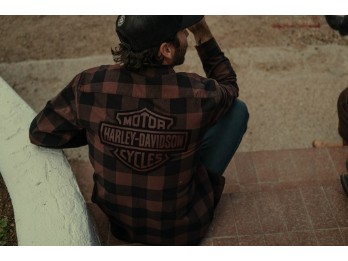 Bar & Shield Buffalo Flannel - Hemd - Braun 