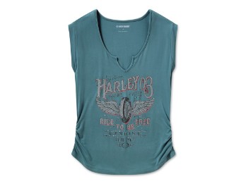 Bling Legendary Notch - T-Shirt - Blau