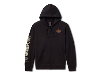 H-D® Route 66 Anniversary - Zip Hoodie - Schwarz