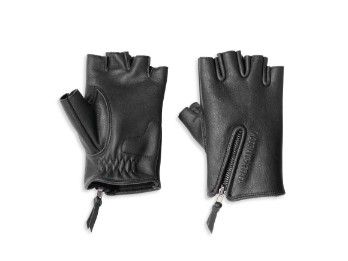 Gloves-F/L,Edge Cut,Leather,BL