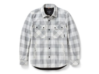 H-D® Operative Mesh - Motorrad-Hemdjacke - Weiß/Grau