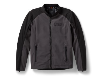 Willie G™ Skull - Softshell Motorradjacke - Grau