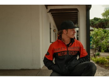 Idyll Color Blocked - Softshelljacke - Schwarz/Orange