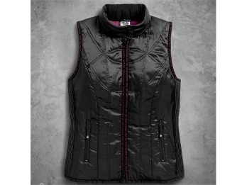 VEST-OUT,LIGHTWEIGHT,HOODED,PU