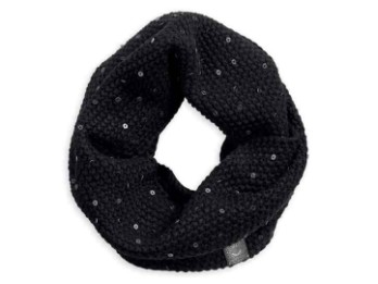SCARF-KNIT,SEQUIN,INIFINITY
