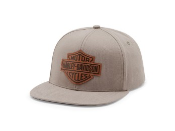Leather Bar & Shield Switchback - Mütze - Braun