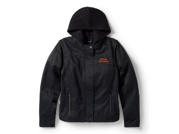 Miss Enthusiast - 3-in-1 Textiljacke - schwarz 