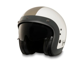 H-D® X14 Sun Shield - Jethelm - Weiß  