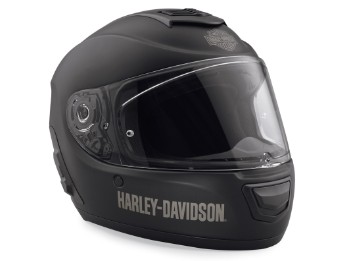 Harley Davidson Boom!™ Audio Integralhelm Schwarz glänzend