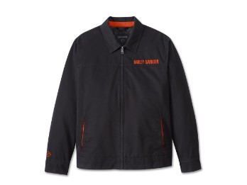 Bar Font - Jacke - Schwarz