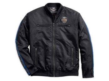 Harley-Davidson® Men's 115th Anniversary Nylon Bomber Jacket