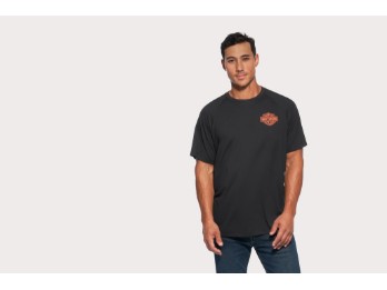 Performance Bar & Shield - T-Shirt - schwarz