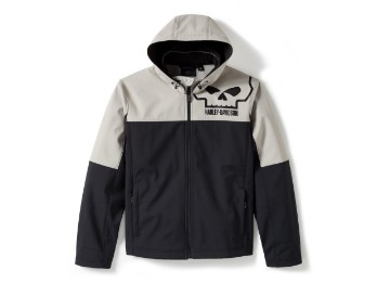 Willie G™ Skull Water Repellent - Softshell Jacke - Schwarz/Grau 
