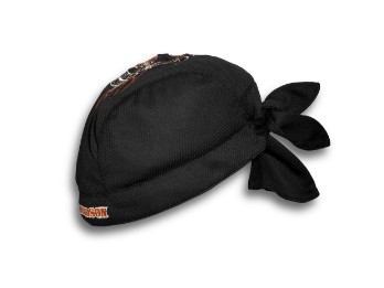 Flames Quick Dry Skull - Schwarz 