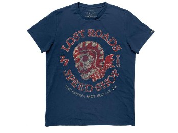 Speed Shop - T-Shirt - blau 