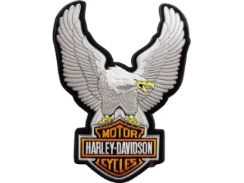 Emblem, Upwing Eagle, Silver, SM, 2