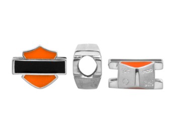 Ride Bead Black&Orange Crystal B&S