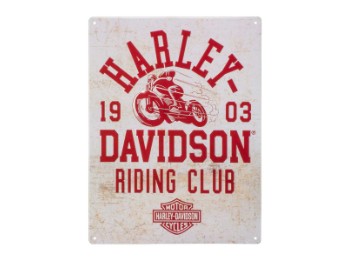 H-D Riding Club Tin Sign
