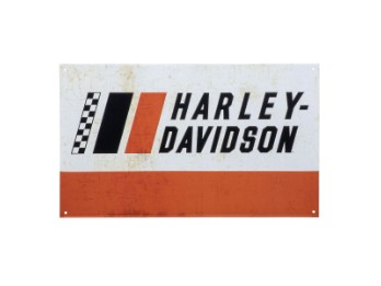 H-D Racing Stripes Tin Sign
