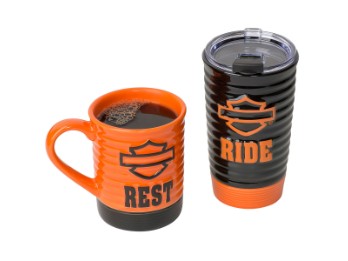 H-D Ride& Rest Travel Coffe Set