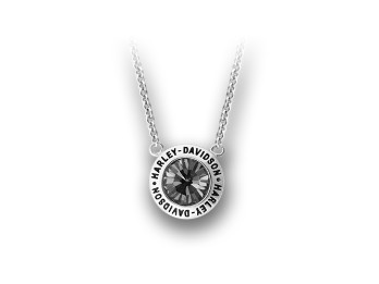 Black Crystal Gift Necklace