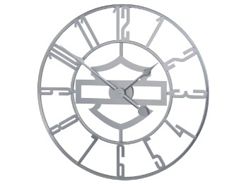Silhouette B&S Open Face Metal Clock