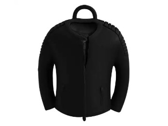 Black Leather Jacket Ride Bell