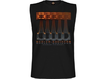 Piston Repeat – Tanktop – schwarz – Tough Stuff Rückenaufdruck groß