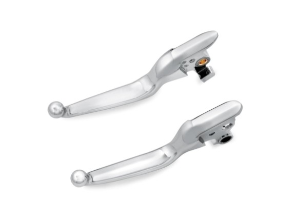 36700104, Hand Levers,Chrome,Softail