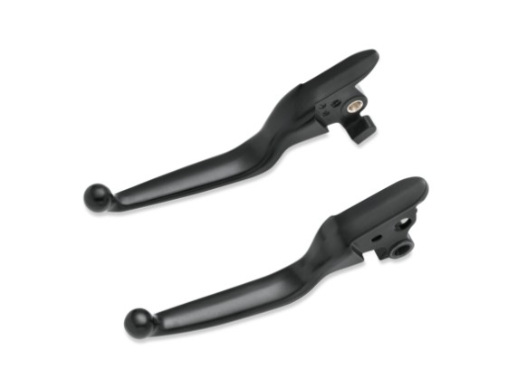 36700105, Hand Levers, black, Softail