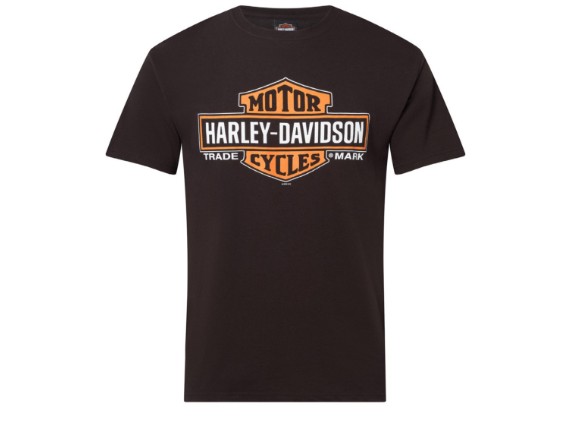 40294850-2XL, Elongated B&S on Black T-Shirt