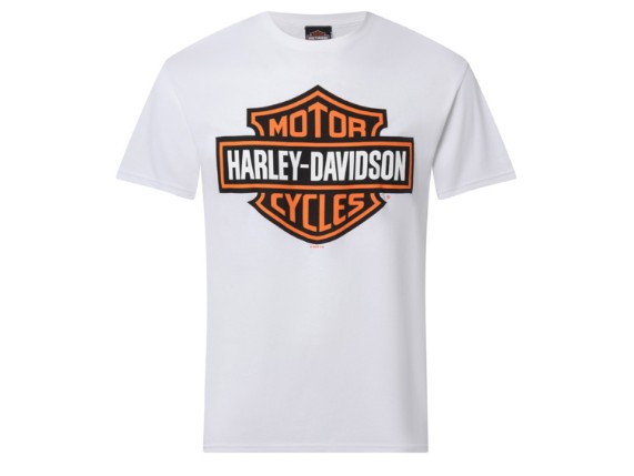 40294855-2XL, B&S Orange on White T-Shirt