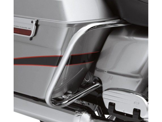 49282-09B, Rear Saddlebag Guard, Chrome
