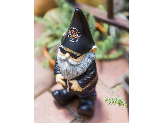544902-GARDEN, Evergreen, Garden Gnome, Harley-Davi