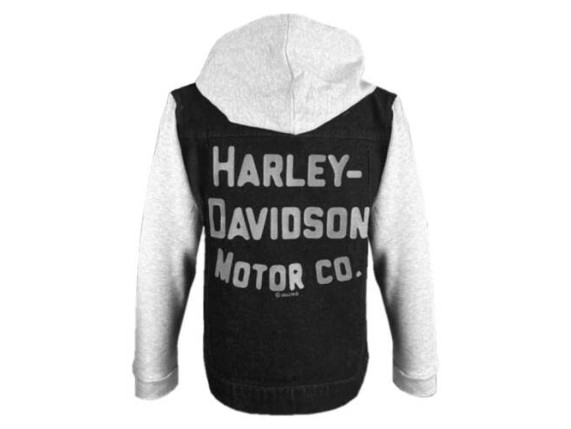 6080213-4/5, Boy Blk Denim Jacket