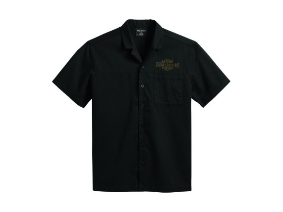 96161-23VM/000M, Shirt-Woven,black