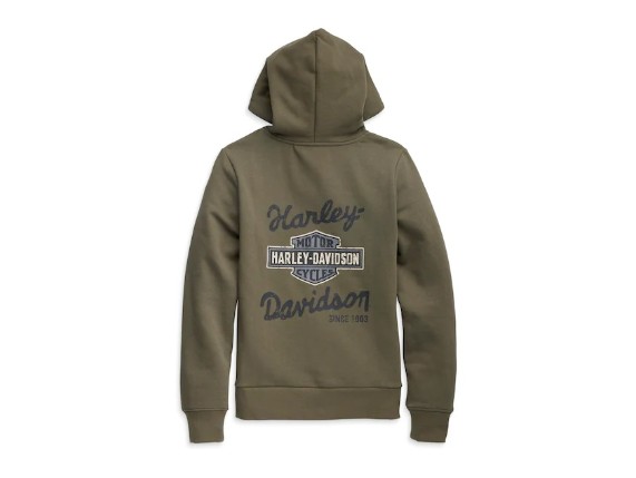 96180-23VW/000L, Hoodie-Knit,green
