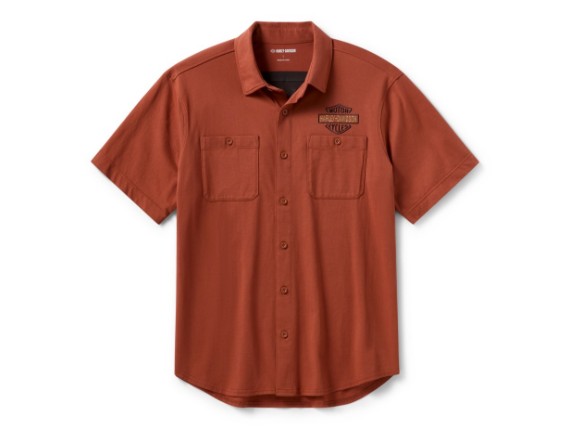 96186-26VM/000L, Shirt-Knit,Dark orange