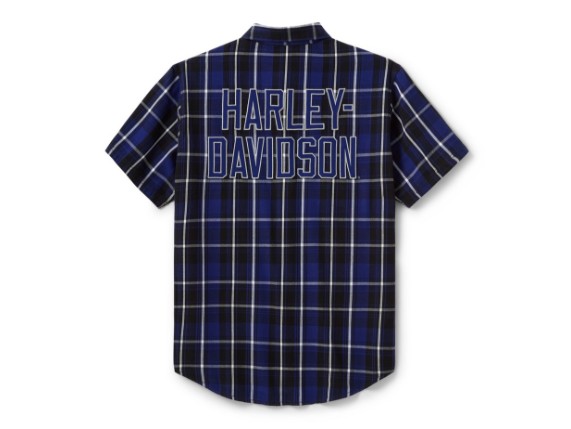 96188-26VM/000L, Shirt-Woven,Dark blue/Off whit