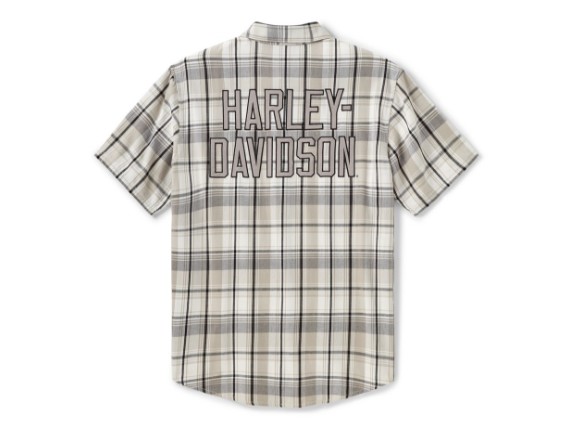 96189-26VM/000L, Shirt-Woven,Off white/light GR