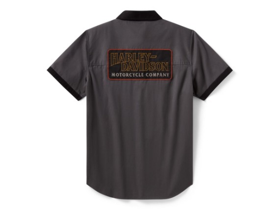 96206-26VM/000L, Shirt-Woven,Dark grey/black