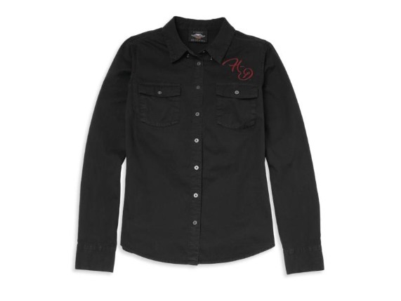 96248-22VW/000S, Shirt-Woven,black