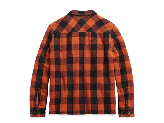 96262-21VM/000L, Shirt Jacket-Woven,orange Plai
