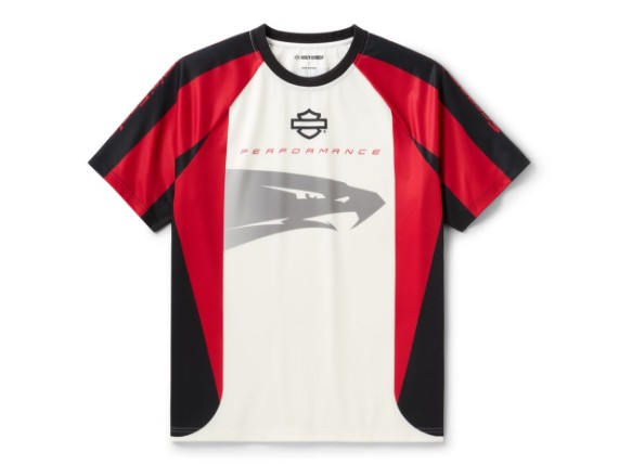 96292-26VM/000L, tee-Knit,Off white/red