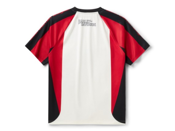 96292-26VM/000L, tee-Knit,Off white/red