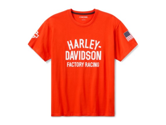 96376-26VX/000L, tee-Knit,Factory Racing,orange