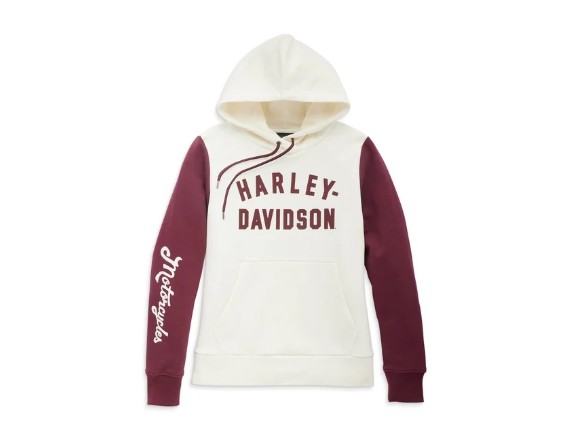 96409-23VW/002S, Hoodie-Knit,Off white Colorblo