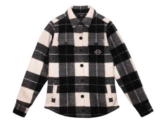 96429-23VW/000L, Shirt Jacket-black Plaid