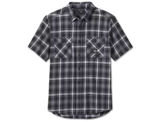 96450-24VM/000M, Shirt-Woven,black Plaid