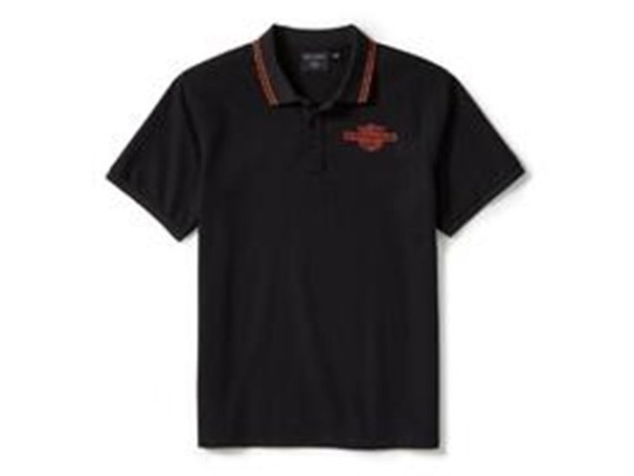 96483-25VM/000L, Polo-Knit,black
